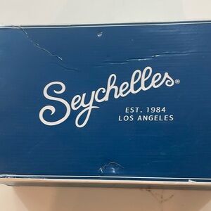 Brand New in box with tags Seychelles sandals from LA